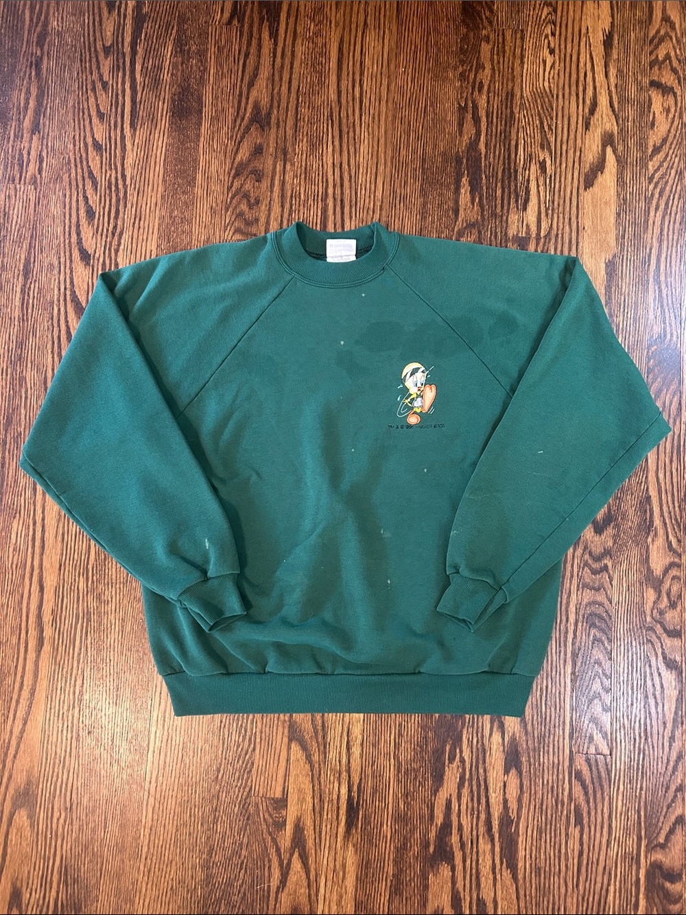 Vintage 90s Tweety Bird Distressed Sweatshirt